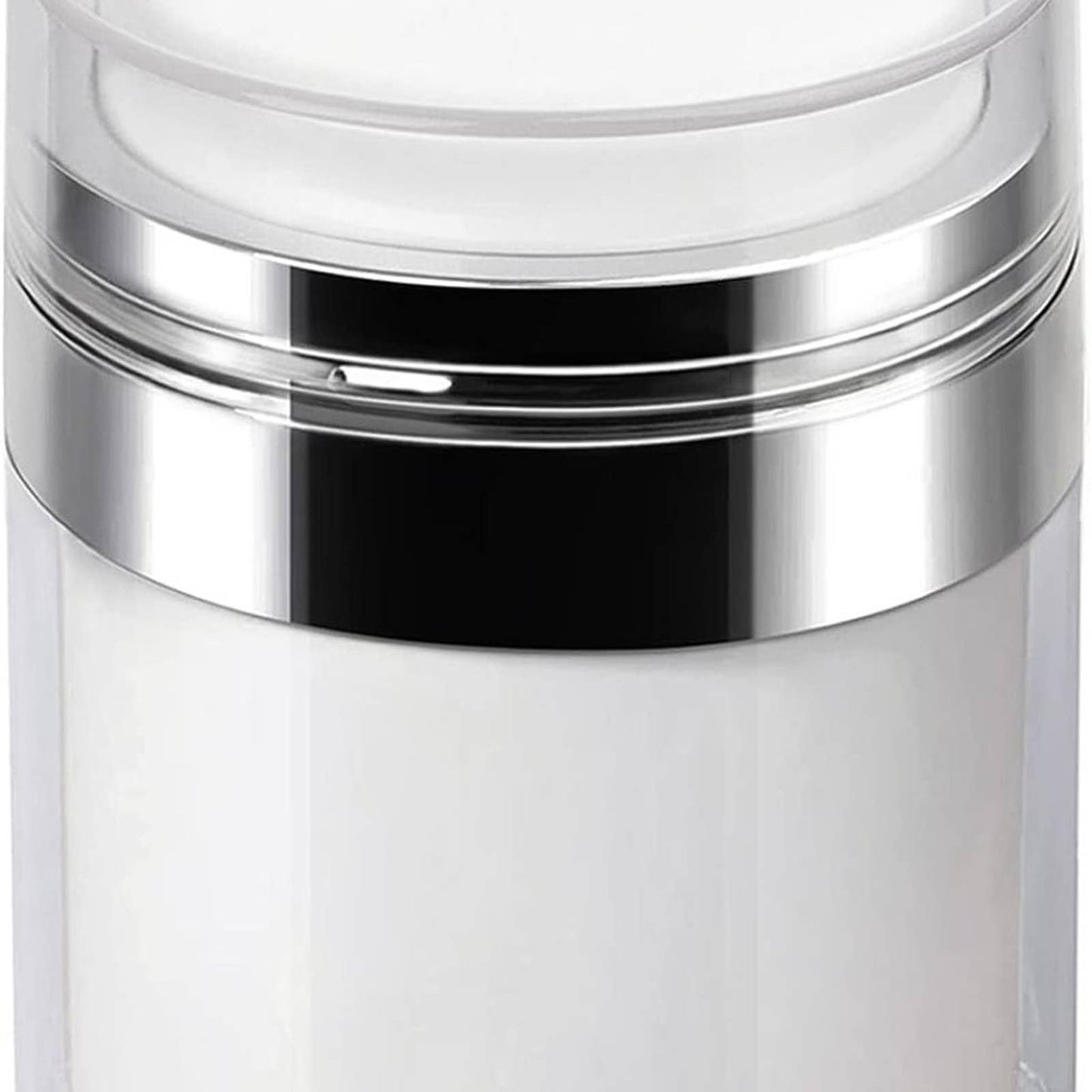 Airless Pump Jar - 0.5 Oz Air Pump Container for Cream, Pump Container