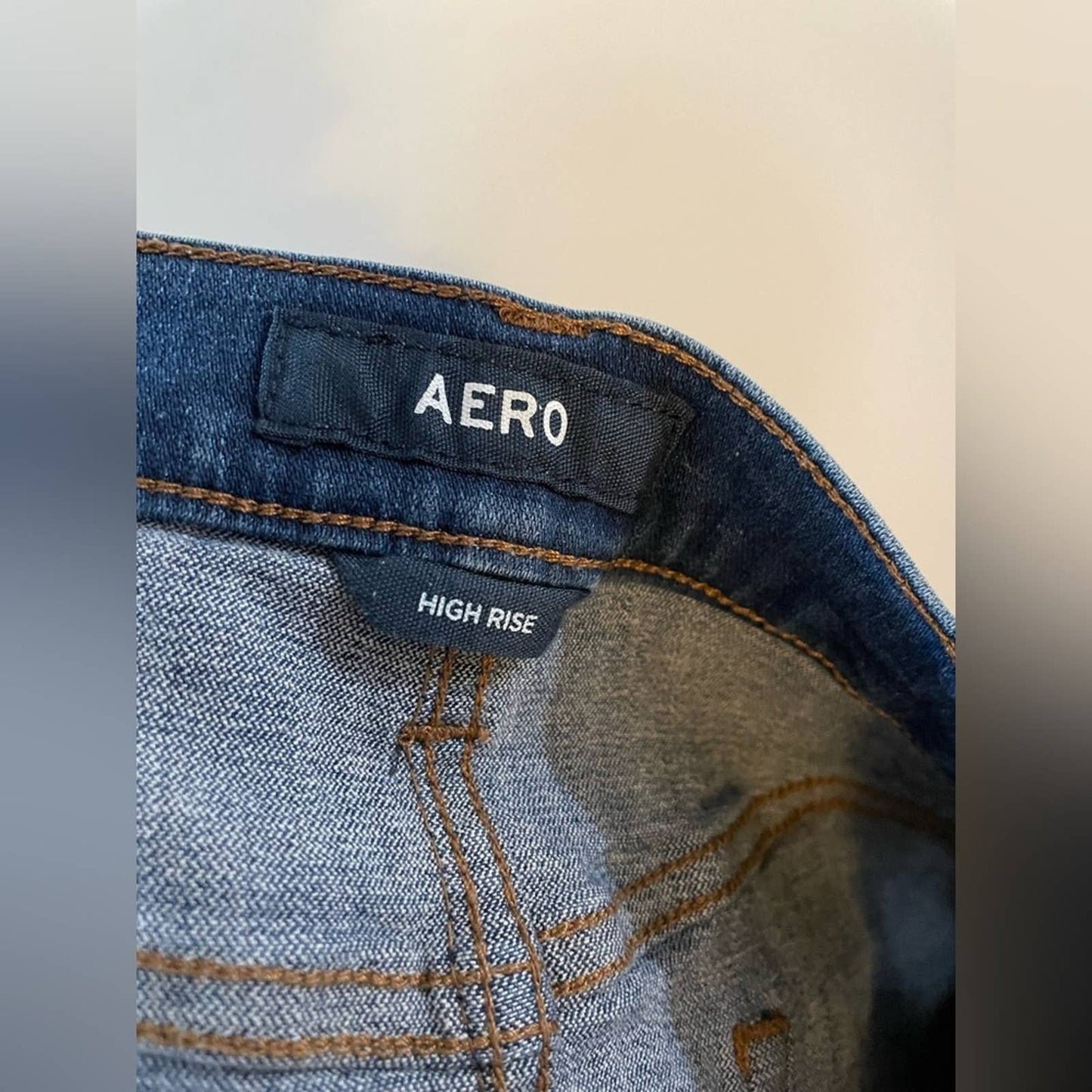 Size 8 Aeropostale Distressed Jean Skirt