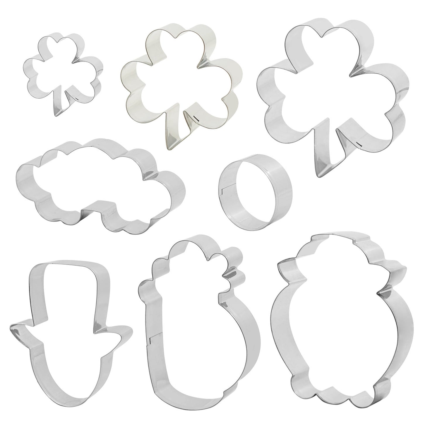 8-Piece Set Of St. Patrick's Day Cookie Cutter