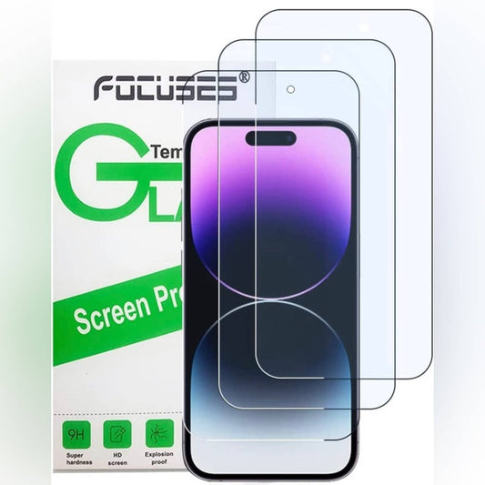 Focuses iPhone 14 Pro Blue Light Screen Protector for iPhone 14 Pro 3-Pack