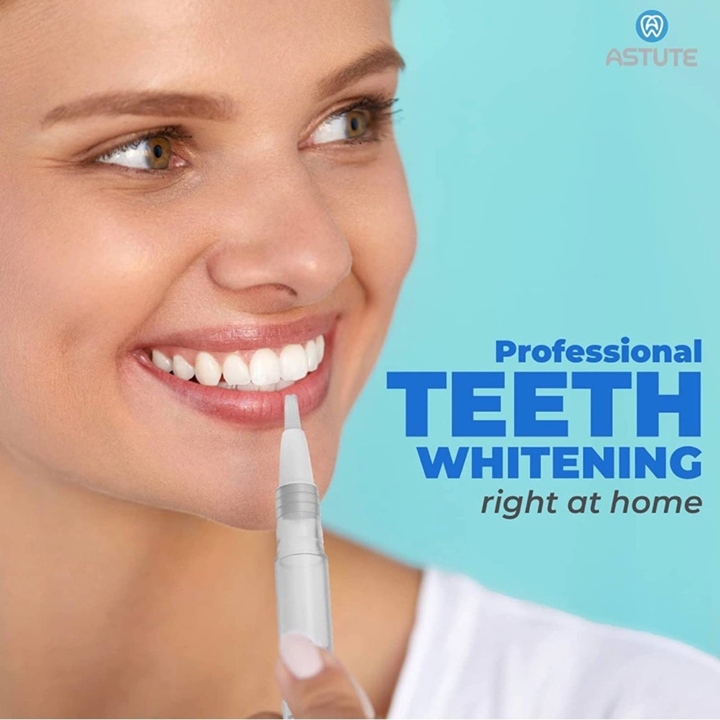 Astute Teeth Instant Tooth Whitener Pen with Up to 35 Treatments (2 pens)