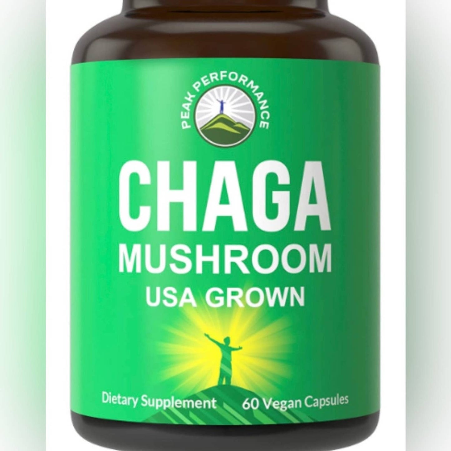 Chaga Mushroom Capsules - USA Grown Made with Chaga Mushrooms 60 Capsules