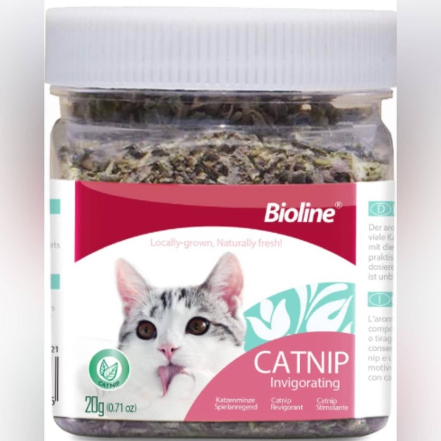Bioline Catnip Organic Premium Potent Catnip Blend Safe for Cats Use on Cat Toys