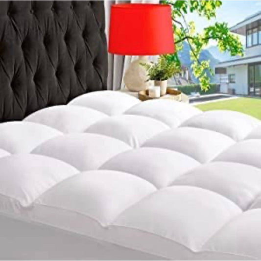 ABENE King Mattress Topper for Back Pain Relief, Extra Thick Mattress Pad Pillow