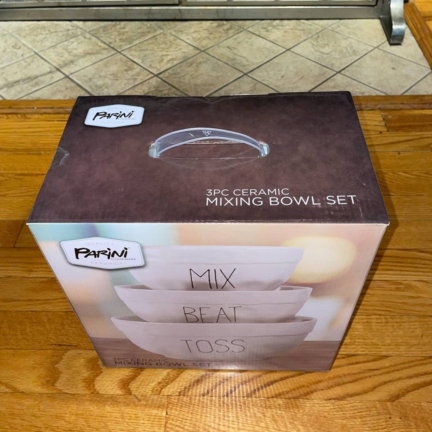 Parini 3PC Ceramic Mixing Bowl Set