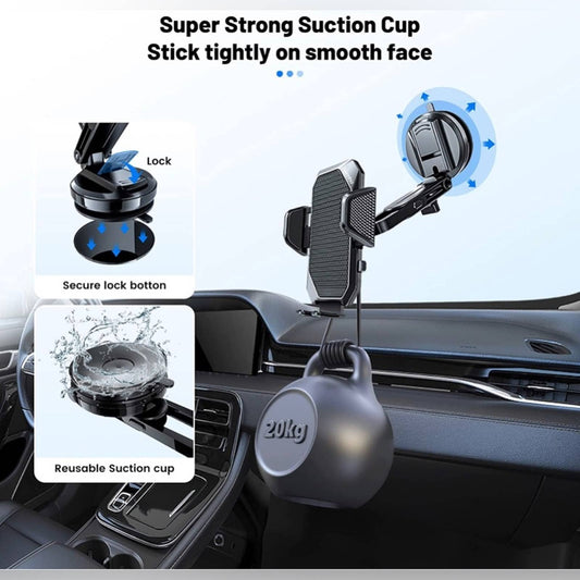 Homhu Phone Mount for Car Universal Car Phone Holder Mount