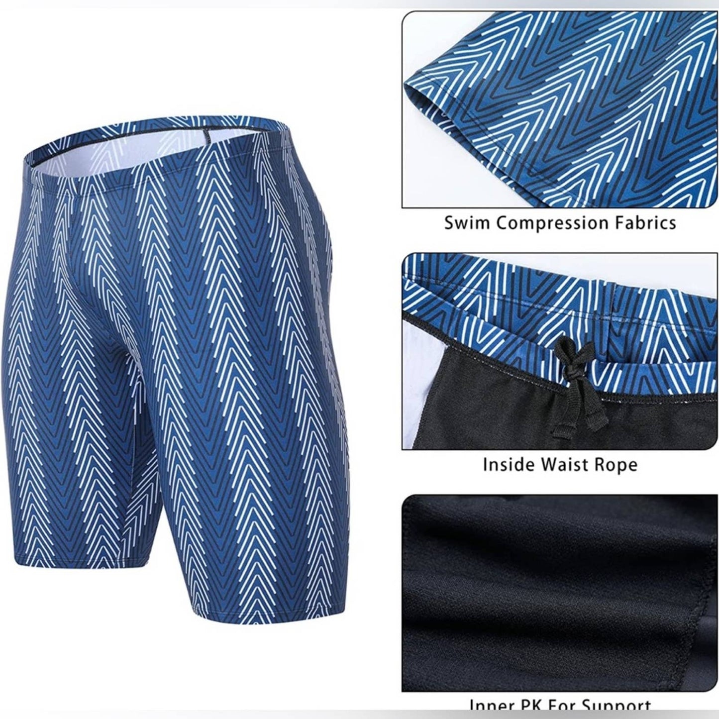 Xioker Boys Swim Jammers Kids Jammer for Swimming,Youth Compression Swim Jammer