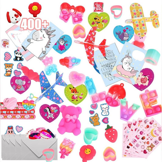 Happy Valentines Day Party Favors for Kids, Fidget Toys Pack, Birthday Gift Toys