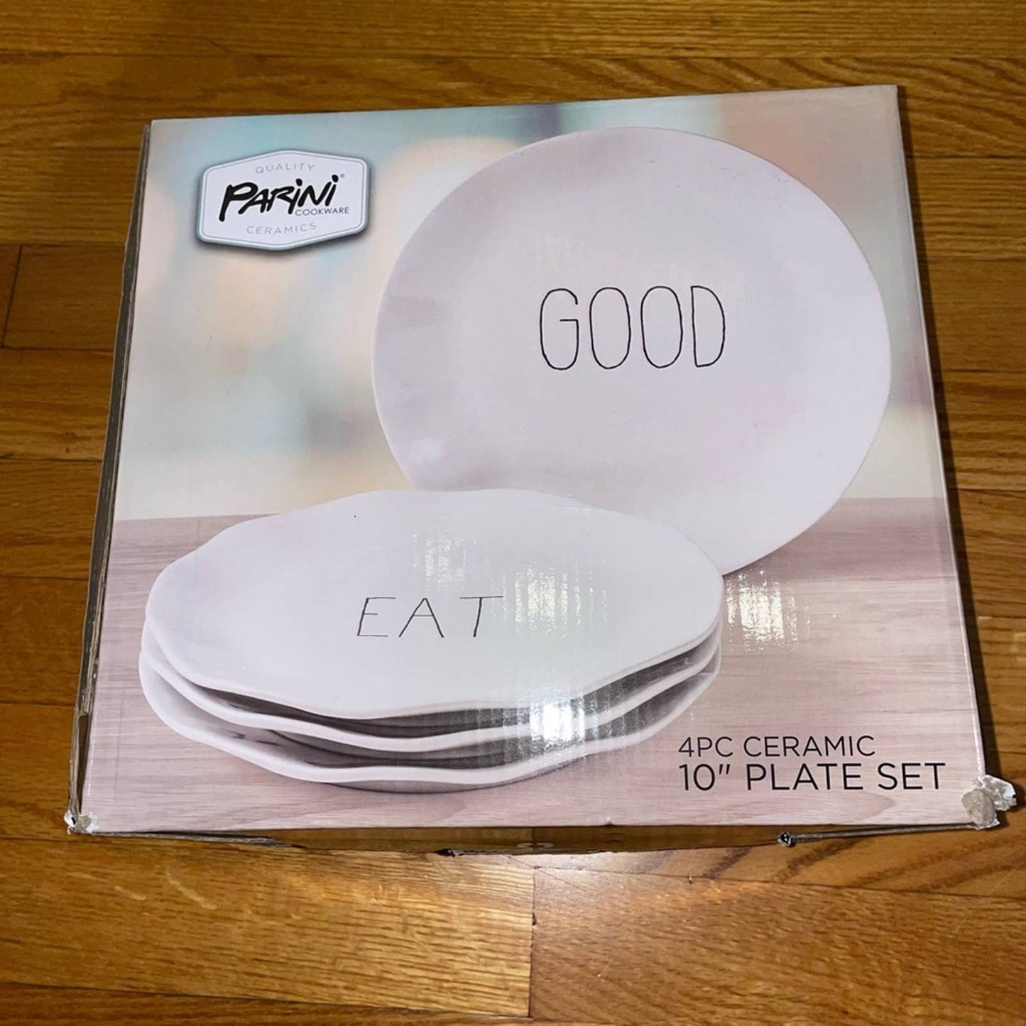 Parini 4PC Ceramic 10” Plate Set