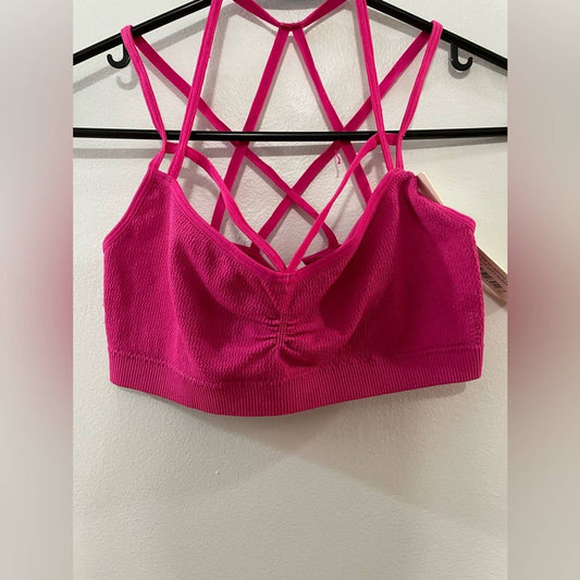 NWT SM Yelete Pink Sports Bra