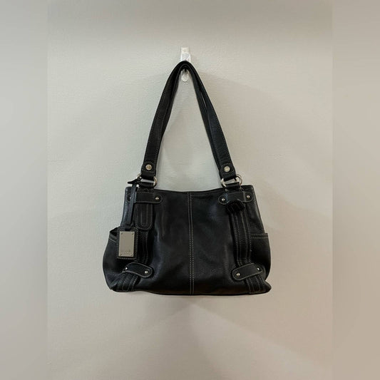 Tignanello Black Leather Hand Bag