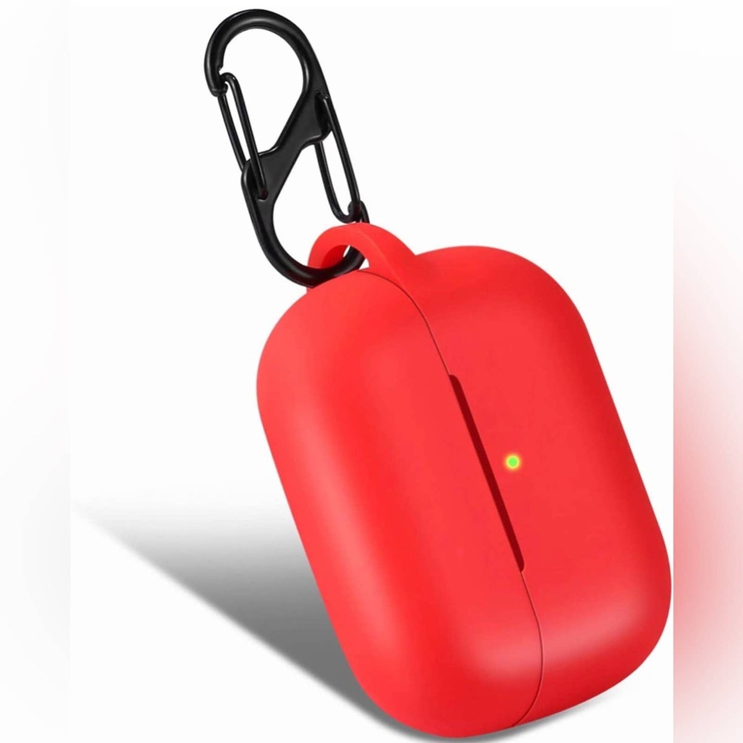 LiZHi for Airpods Pro 2nd Generation Case Cover, Soft Silicone Skin Cover Red