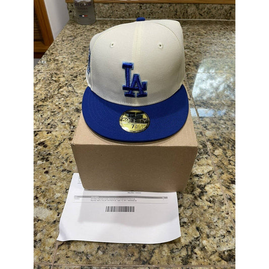 New Era Hat Club Los Angeles Dodgers 50th Anniversary Patch Hat **SHIPS FAST**