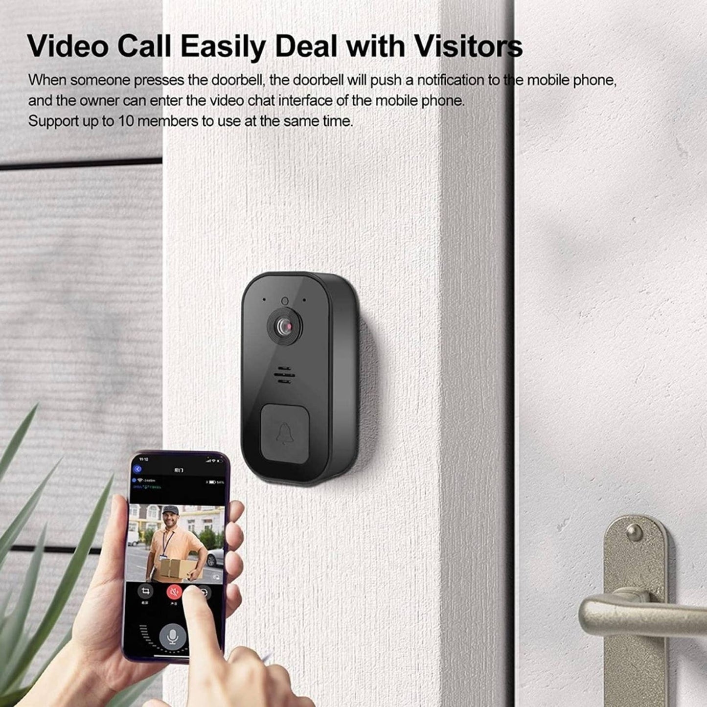 Wireless Video Doorbell Camera, Newest in 2022, Human Detection, Night Vision