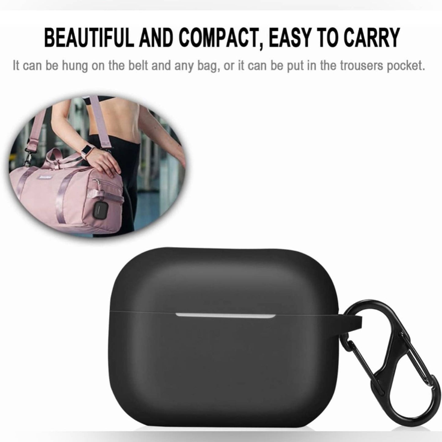 LiZHi for Airpods Pro 2nd Generation Case Cover Soft Silicone Skin Cover
