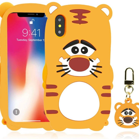 Cabottser Cartoon Tiger Case for iPhone X/Xs / 10 / 10s 5.8"