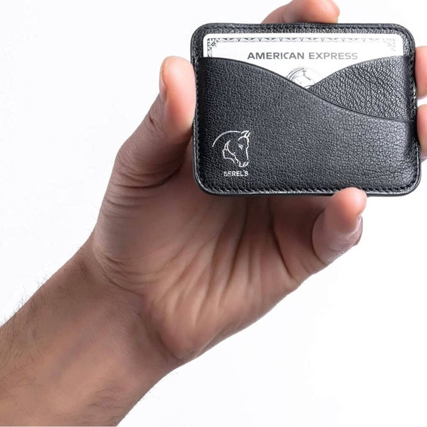 Serel's Wallet for Men : Slim Minimalist Front Pocket Credit Card Holder Wallet