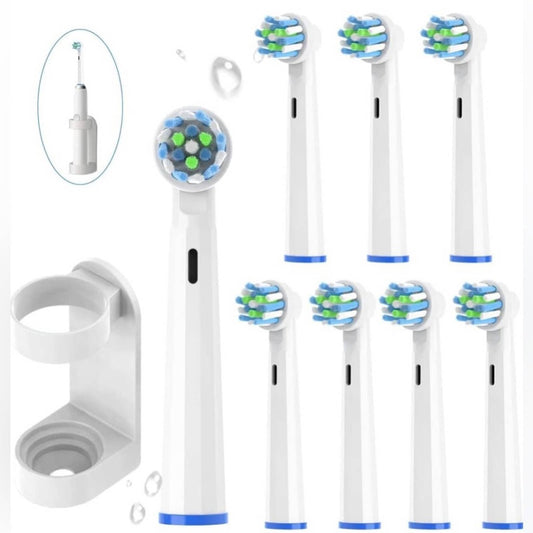 YMPBO Replacement Heads for Oral B Braun Toothbrush EB50 Cross Action 8 pack