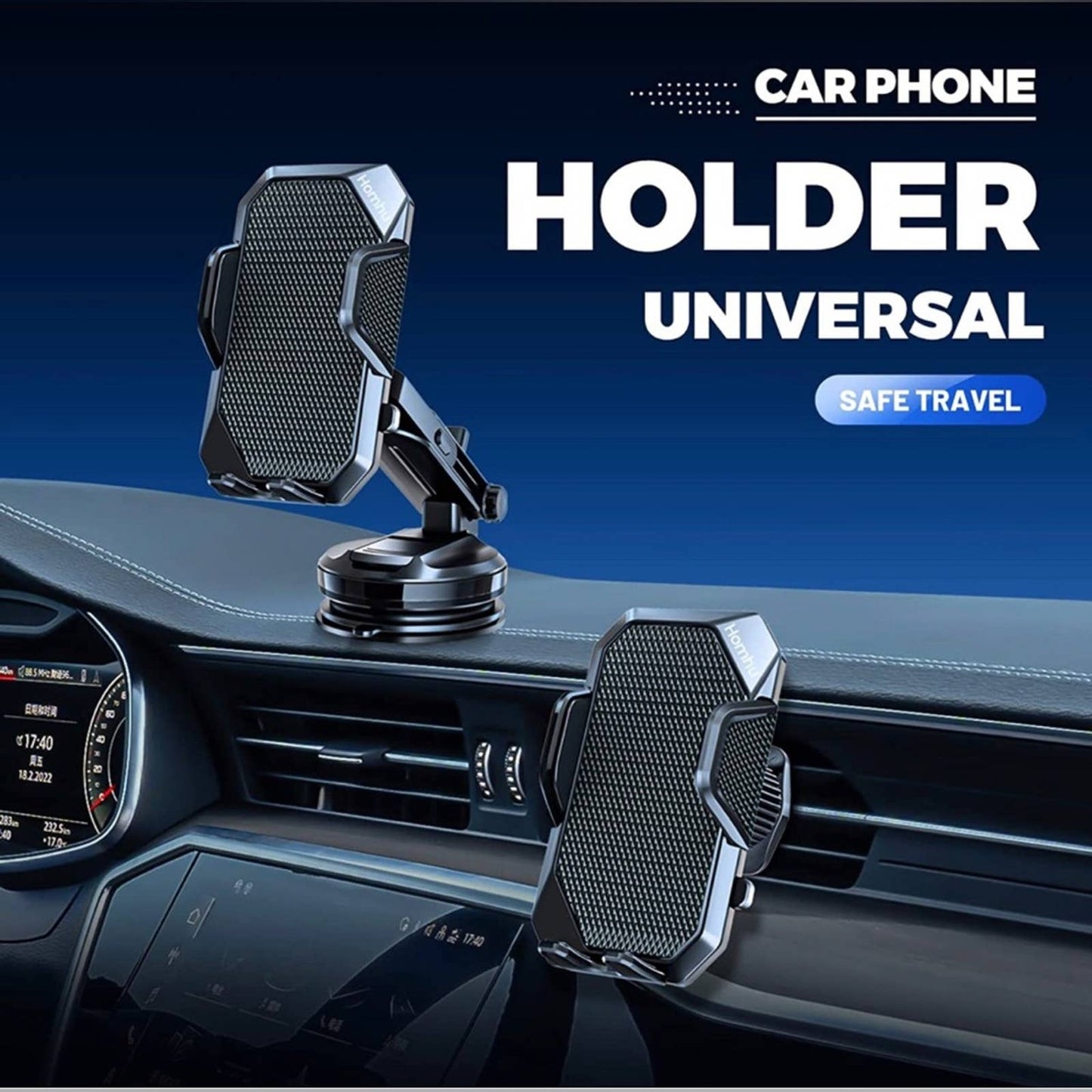Homhu Phone Mount for Car Universal Car Phone Holder Mount